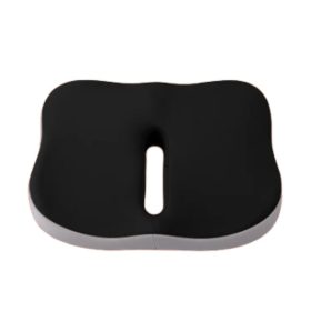   Prodyšný sedák z paměťové pěny Blux – 47×38×7 cm – černý