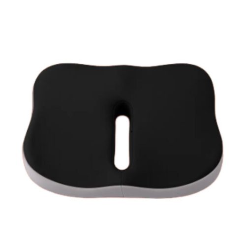 Prodyšný sedák z paměťové pěny Blux – 47×38×7 cm – černý