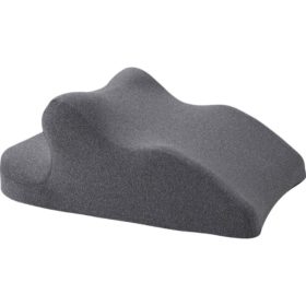   Multifunkční podpůrný polštář Blux z paměťové pěny – pro oporu zad, relaxaci a břicha (65×46×26 cm, tmavě šedý)