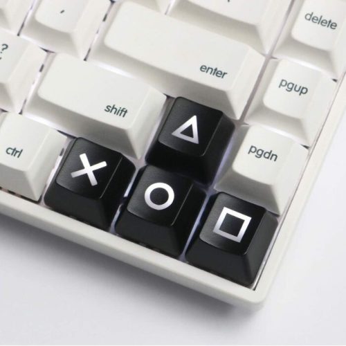 Krytka kláves Cherry MX kompatibilní s ABS a podsvícením (černá)