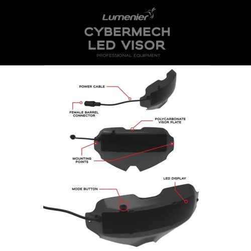 LED čelovka Lumenier CYBERMECH pro brýle DJI FPV V1 a V2