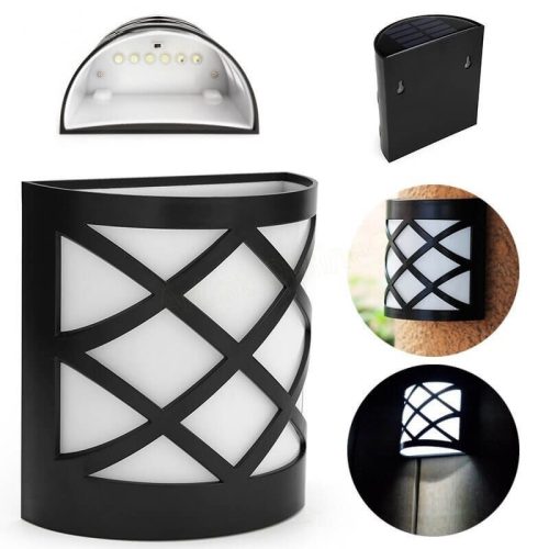 SOLAR Solární zahradní nástěnná dekorativní lampa