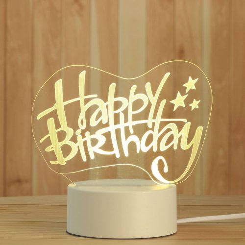 Dekorativní LED lampa DreamLED Happy Birthday