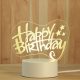Dekorativní LED lampa DreamLED Happy Birthday