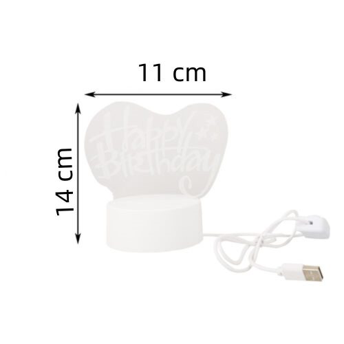 Dekorativní LED lampa DreamLED Happy Birthday
