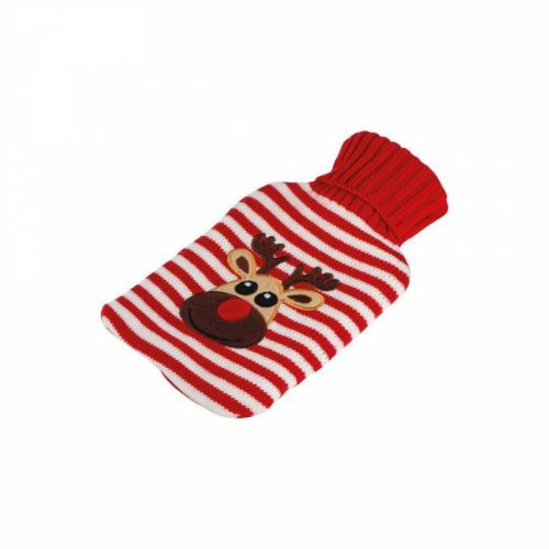 Láhev na vodu s motivem soba s měkkým krytem – Zimní termofor