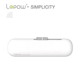   Přenosná powerbanka Lepow Simplicity 7800 mAh v bílé barvě – externí baterie pro telefon