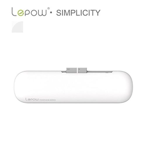 Přenosná baterie Lepow Simplicity 7800mAh – bílá