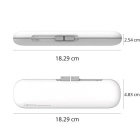   Přenosná powerbanka Lepow Simplicity 7800 mAh v bílé barvě – externí baterie pro telefon
