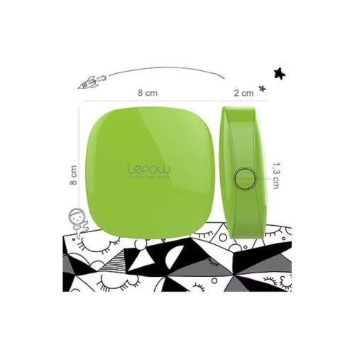 Přenosná baterie Lepow Moonstone 3000 mAh – zelená