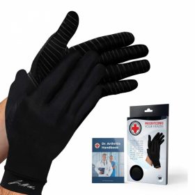   Kompresní rukavice Dr. Arthritis pro artritidu – velikost L, otevřený rukáv