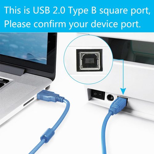 Kabel pro tiskárnu USB-B 3 m – USB 2.0, kabel pro připojení tiskárny a skeneru