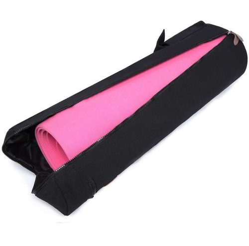 Černý obal na podložku na jógu BOENCE – praktický a přenosný