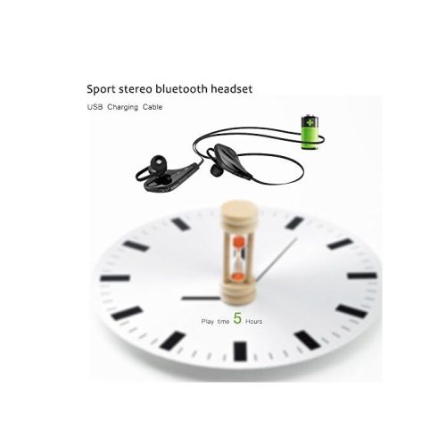 Bluetooth sluchátka LaunchFort, sportovní sluchátka, vysoce věrný zvuk (černá)