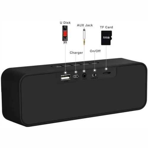 Bezdrátový Bluetooth reproduktor Muzili - černý