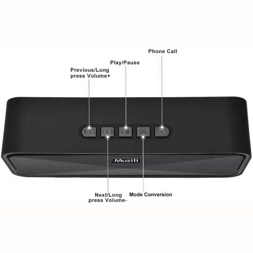 Bezdrátový Bluetooth reproduktor Muzili - černý