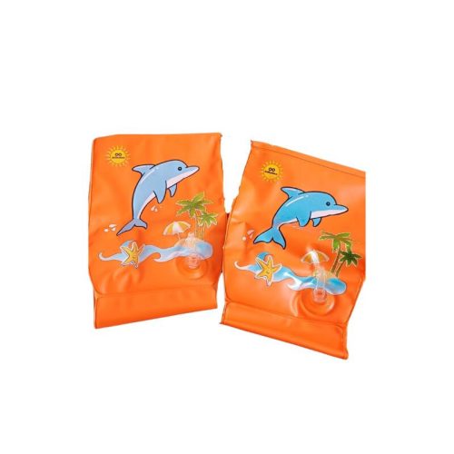 Dětská křesla s oranžovým vzorem delfína – 2 ks, 15×25 cm