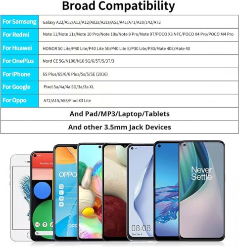 Drátová sluchátka ME-19 s vestavěným mikrofonem (černá)