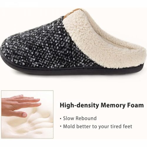 Zimní ponožky z paměťové pěny ULTRAIDEAS 46–47 - černo-bílé