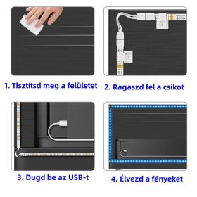   Innolight 4×0, 5m LED pásek – podsvícení TV/monitoru, energeticky úsporný LED pásek