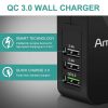 Rychlonabíjecí adaptér Amoner USB – 3 USB porty, 3A