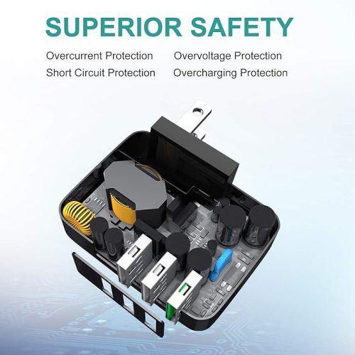 Rychlonabíjecí adaptér Amoner USB – 3 USB porty, 3A