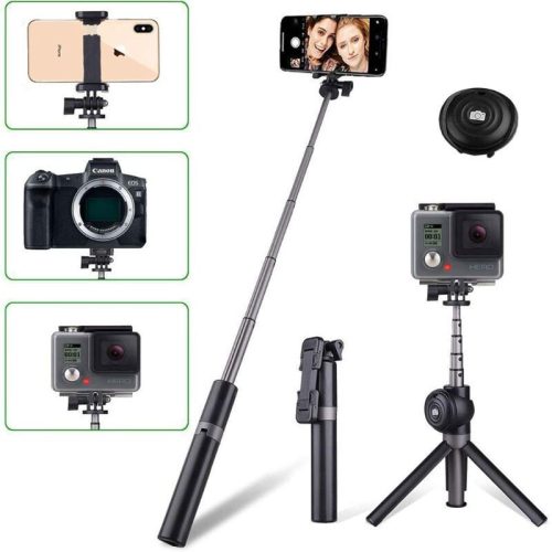 Multifunkční selfie tyč InnoTech – s dálkovým ovládáním Bluetooth, nastavitelná délka