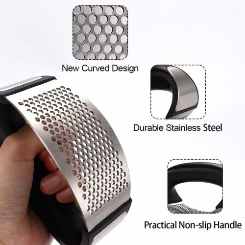 Lis na česnek GUDOQI – nerezová ocel