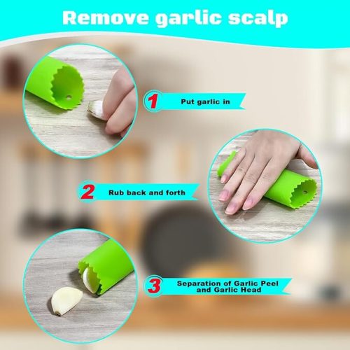 Lis na česnek GUDOQI – nerezová ocel