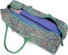 BOENCE Bohemian Yoga Bag Green – Taška na zip na jógové vybavení