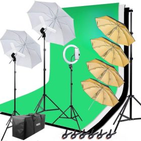   Profesionální fotostudio Hakutatz s kruhovým světlem a osvětlením