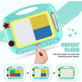   AiTuiTui Zelená magnetická kreslicí tabule pro děti – kreativní a ekologická