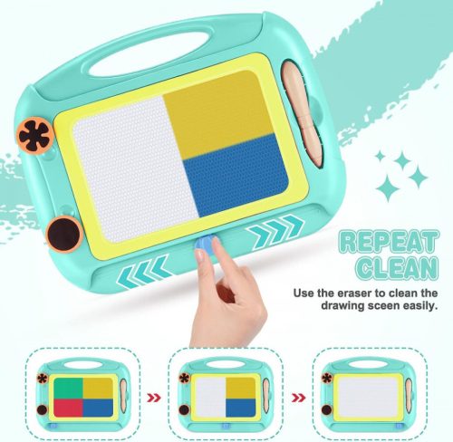 AiTuiTui Zelená magnetická kreslicí tabule pro děti – kreativní a ekologická