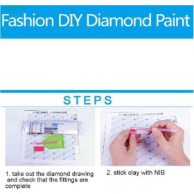 Diamantová malba Bshop se vzorem delfína jin-jang