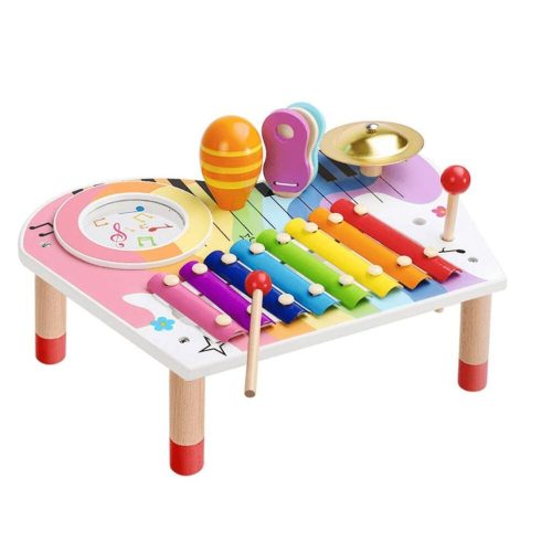 Sada hudebních nástrojů BeebeeRun pro děti – 8dílná sada hudebních hraček