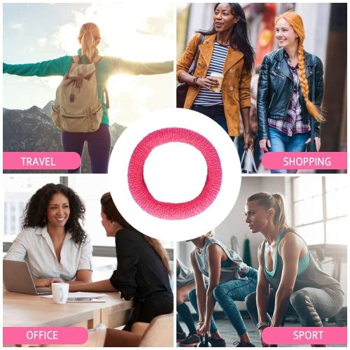 Dadabig Sada 400 mini gumiček do vlasů – měkké, bezešvé, 22 barev