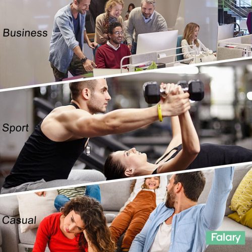 Pánská sportovní sada triček Falary ze 100% bavlny, velikost S, 5kusů (černá, bílá, šedá)