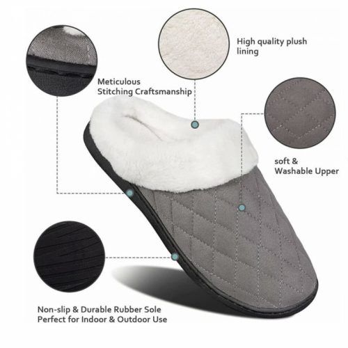 Zimní ponožky z paměťové pěny ULTRAIDEAS 42–43 - šedé