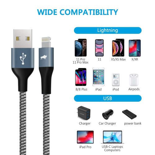 Rychlonabíjecí kabel Amoner pro iPhone 1, 8m