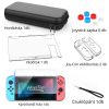 Ochranná sada HEYSTOP pro Nintendo Switch – černá, nárazuvzdorné pouzdro a příslušenství