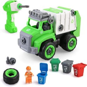   Rozebraný popelářský vůz BeebeeRun – kreativní stavebnice pro děti