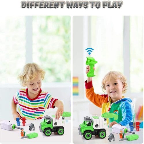 Rozebraný popelářský vůz BeebeeRun – kreativní stavebnice pro děti