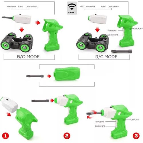 Rozebraný popelářský vůz BeebeeRun – kreativní stavebnice pro děti