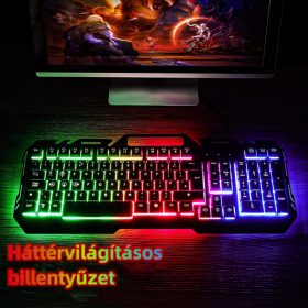 Herní klávesnice WisFox LED – s USB konektorem