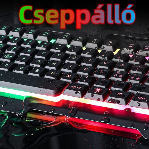 Herní klávesnice WisFox LED – s USB konektorem