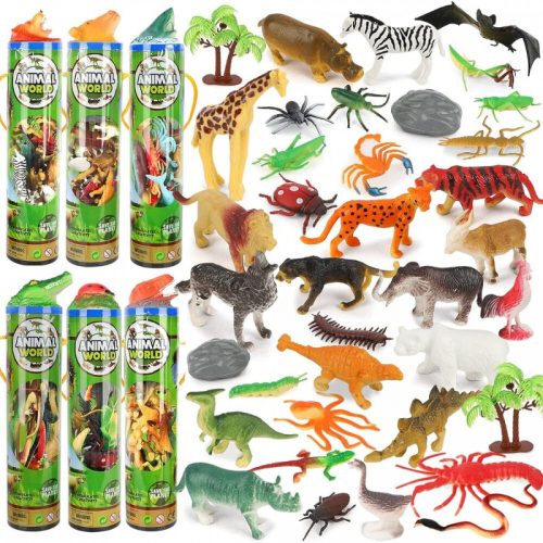 BeebeeRun Sada 6 měkkých figurek zvířat – pro děti