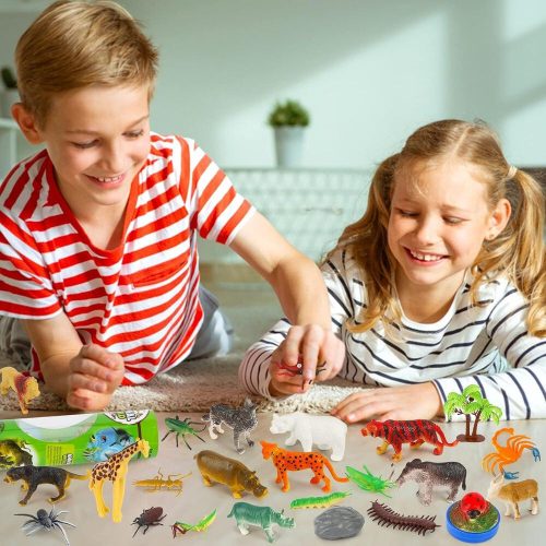 BeebeeRun Sada 6 měkkých figurek zvířat – pro děti