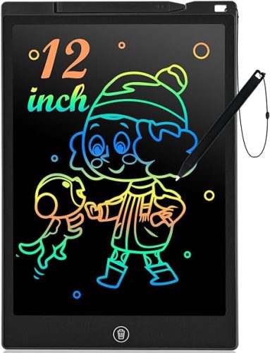 RICHGV LCD psací tabule, 30 cm dětská hračka, barevná doodle tabule pro děti 3-8 let