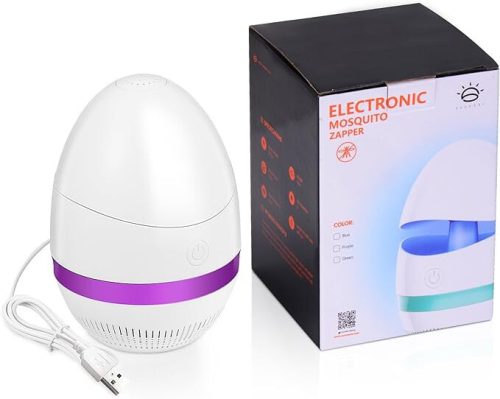 Elektrická LED lampa proti komárům SUNNEST – bílá, repelentní zařízení proti komárům
