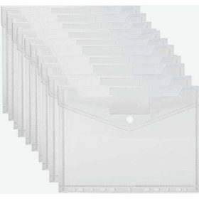   20dílná sada průhledných plastových složek – úložiště a organizér na dokumenty